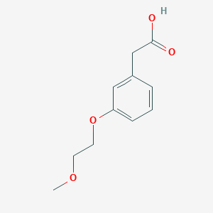 2-[3-(2-Methoxyethoxy)phenyl]acetic acid