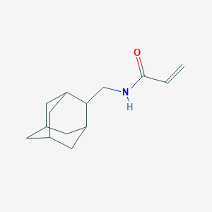 molecular formula C14H21NO B2730522 N-(2-Adamantylmethyl)prop-2-enamide CAS No. 1994719-29-7