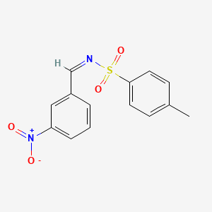 molecular formula C14H12N2O4S B2730545 (Z)-4-甲基-N-(3-硝基苄基亚苯磺酰胺 CAS No. 14674-36-3