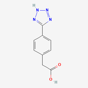 [4-(2H-Tetrazole-5-yl)phenyl]acetic acid