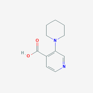 molecular formula C11H14N2O2 B2730567 3-(Piperidin-1-yl)isonicotinic acid CAS No. 1257901-61-3