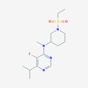 N-[1-(ethanesulfonyl)piperidin-3-yl]-5-fluoro-N-methyl-6-(propan-2-yl)pyrimidin-4-amine