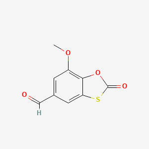 7-methoxy-2-oxo-2H-1,3-benzoxathiole-5-carbaldehyde