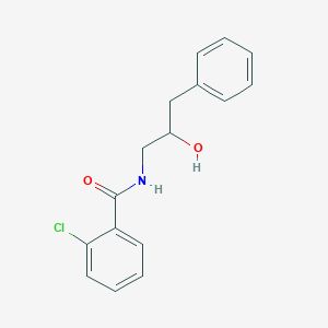 molecular formula C16H16ClNO2 B2730679 2-氯-N-(2-羟基-3-苯基丙基)苯甲酰胺 CAS No. 1351647-37-4