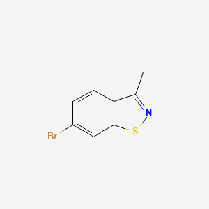 molecular formula C8H6BrNS B2730682 6-Bromo-3-methylbenzo[d]isothiazole CAS No. 1517038-47-9