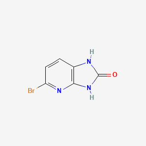 molecular formula C6H4BrN3O B2730693 5-Bromo-1H-imidazo[4,5-b]pyridin-2(3H)-one CAS No. 1388071-05-3