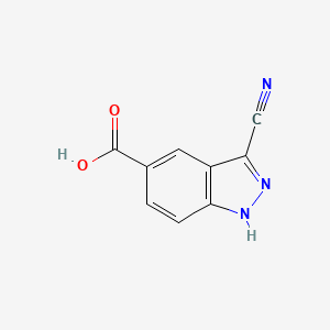 3-cyano-1H-indazole-5-carboxylic acid