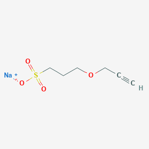 molecular formula C6H9NaO4S B2730733 Sodium 3-(propargyloxy)propyl sulfonate CAS No. 30290-53-0