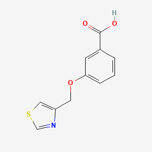 molecular formula C11H9NO3S B2730754 3-(1,3-thiazol-4-ylmethoxy)benzoic Acid CAS No. 874623-35-5