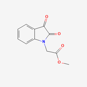 molecular formula C11H9NO4 B2730786 methyl (2,3-dioxo-2,3-dihydro-1H-indol-1-yl)acetate CAS No. 41042-20-0