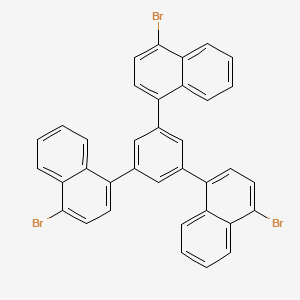 molecular formula C36H21Br3 B2730788 1,3,5-Tris(4-bromonaphthalen-1-yl)benzene CAS No. 2322533-42-4