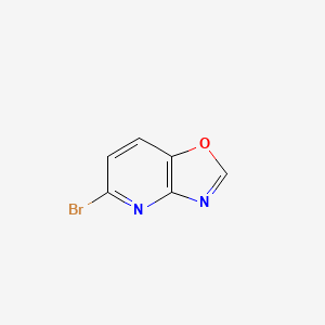 molecular formula C6H3BrN2O B2730792 5-溴氧唑并[4,5-b]吡啶 CAS No. 1352885-93-8