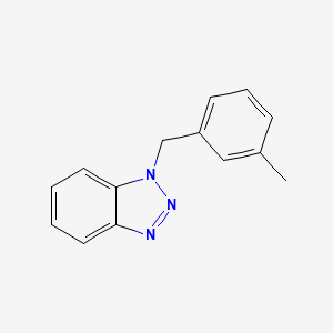 molecular formula C14H13N3 B2730830 1-(3-甲基苯基甲基)-1H-苯并三唑 CAS No. 142087-15-8