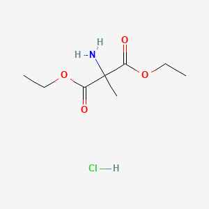 molecular formula C8H16ClNO4 B2730833 1,3-Diethyl 2-amino-2-methylpropanedioate hydrochloride CAS No. 117610-09-0