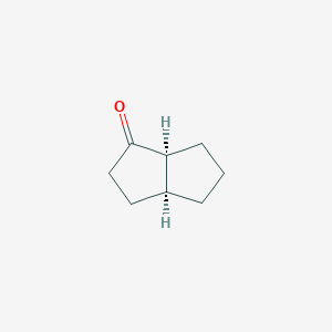 molecular formula C8H12O B2730837 (3AS,6AS)-Hexahydro-1(2H)-pentalenone CAS No. 32405-37-1