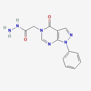 2-(4-Oxo-1-phenyl-1H-pyrazolo[3,4-d]pyrimidin-5(4H)-yl)acetohydrazide