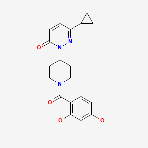 6-Cyclopropyl-2-[1-(2,4-dimethoxybenzoyl)piperidin-4-yl]pyridazin-3-one