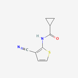 N-(3-cyanothiophen-2-yl)cyclopropanecarboxamide