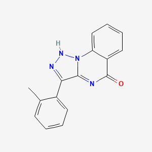 3-(2-methylphenyl)[1,2,3]triazolo[1,5-a]quinazolin-5(4H)-one