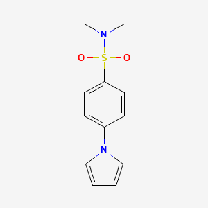 molecular formula C12H14N2O2S B2730911 N,N-二甲基-4-(1H-吡咯-1-基)苯磺酰胺 CAS No. 338773-73-2