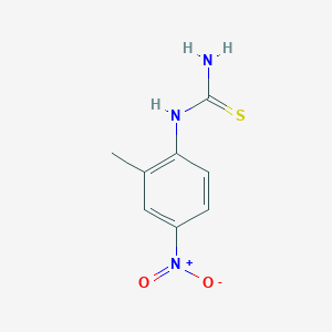 molecular formula C8H9N3O2S B2730919 (2-甲基-4-硝基苯基)硫脲 CAS No. 861557-45-1