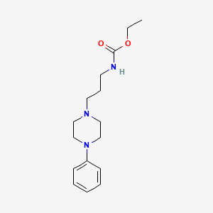 Ethyl (3-(4-phenylpiperazin-1-yl)propyl)carbamate