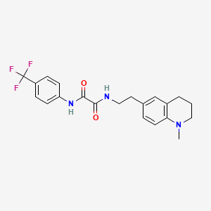 N1-(2-(1-methyl-1,2,3,4-tetrahydroquinolin-6-yl)ethyl)-N2-(4-(trifluoromethyl)phenyl)oxalamide