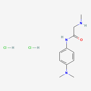 N-(4-(dimethylamino)phenyl)-2-(methylamino)acetamide dihydrochloride