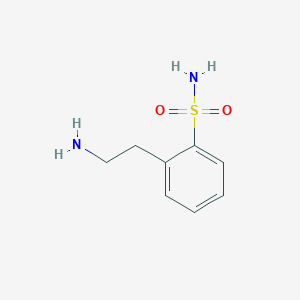 molecular formula C8H12N2O2S B2730999 2-(2-氨基乙基)苯磺酰胺 CAS No. 933705-21-6