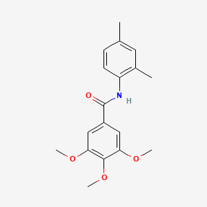 molecular formula C18H21NO4 B2731018 N-(2,4-dimethylphenyl)-3,4,5-trimethoxybenzamide CAS No. 300825-95-0
