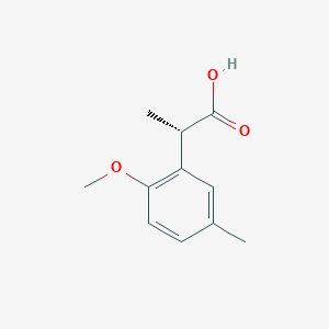 (2S)-2-(2-Methoxy-5-methylphenyl)propanoic acid