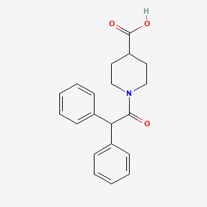 1-(Diphenylacetyl)piperidine-4-carboxylic acid