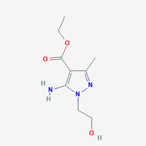 ethyl 5-amino-1-(2-hydroxyethyl)-3-methyl-1H-pyrazole-4-carboxylate