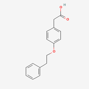 molecular formula C16H16O3 B2731110 [4-(2-苯乙氧基)苯基]乙酸 CAS No. 887360-10-3