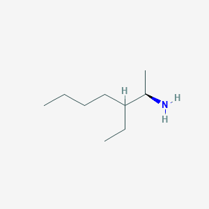 (2R)-3-Ethylheptan-2-amine