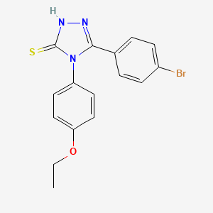 5-(4-bromophenyl)-4-(4-ethoxyphenyl)-4H-1,2,4-triazole-3-thiol