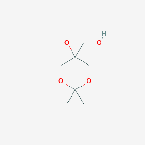 molecular formula C8H16O4 B2731143 (5-甲氧基-2,2-二甲基-1,3-二氧杂环戊烷-5-基)甲醇 CAS No. 2411319-30-5
