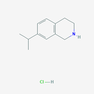 molecular formula C12H18ClN B2731164 7-(异丙基)-1,2,3,4-四氢异喹啉盐酸盐 CAS No. 1955547-43-9