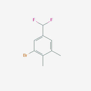 molecular formula C9H9BrF2 B2731177 1-Bromo-5-(difluoromethyl)-2,3-dimethylbenzene CAS No. 2166905-28-6