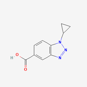 1-Cyclopropyl-1,2,3-benzotriazole-5-carboxylic acid