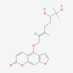 molecular formula C21H24O6 B027312 6',7'-Dihydroxybergamottin CAS No. 145414-76-2