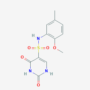 2-hydroxy-N-(2-methoxy-5-methylphenyl)-6-oxo-1,6-dihydropyrimidine-5-sulfonamide