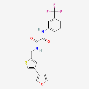 N-{[4-(furan-3-yl)thiophen-2-yl]methyl}-N'-[3-(trifluoromethyl)phenyl]ethanediamide