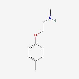 molecular formula C10H15NO B2731273 甲基[2-(4-甲基苯氧基)乙基]胺 CAS No. 625437-29-8