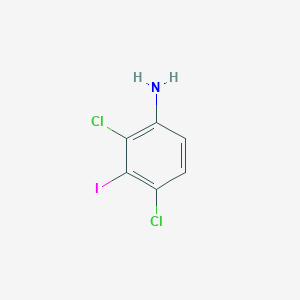 molecular formula C6H4Cl2IN B2731303 2,4-Dichloro-3-iodoaniline CAS No. 1000590-77-1