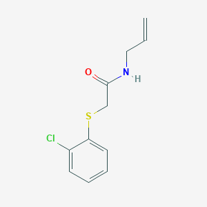 N-allyl-2-[(2-chlorophenyl)sulfanyl]acetamide