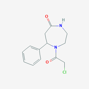 1-(2-Chloroacetyl)-7-phenyl-1,4-diazepan-5-one