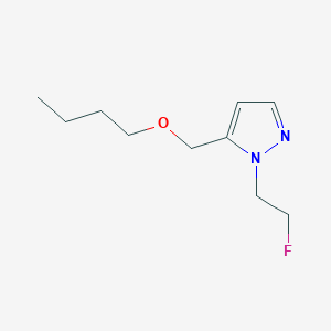 molecular formula C10H17FN2O B2731331 5-(butoxymethyl)-1-(2-fluoroethyl)-1H-pyrazole CAS No. 1856102-20-9