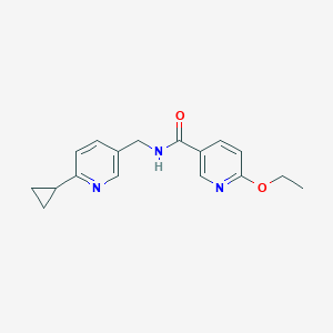 molecular formula C17H19N3O2 B2731359 N-((6-环丙基吡啶-3-基)甲基)-6-乙氧基烟酰胺 CAS No. 2320382-26-9