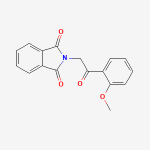 molecular formula C17H13NO4 B2731391 2-[2-(2-Methoxyphenyl)-2-oxoethyl]isoindole-1,3-dione CAS No. 216854-25-0